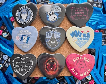 Karma Mystery Pinback Buttons