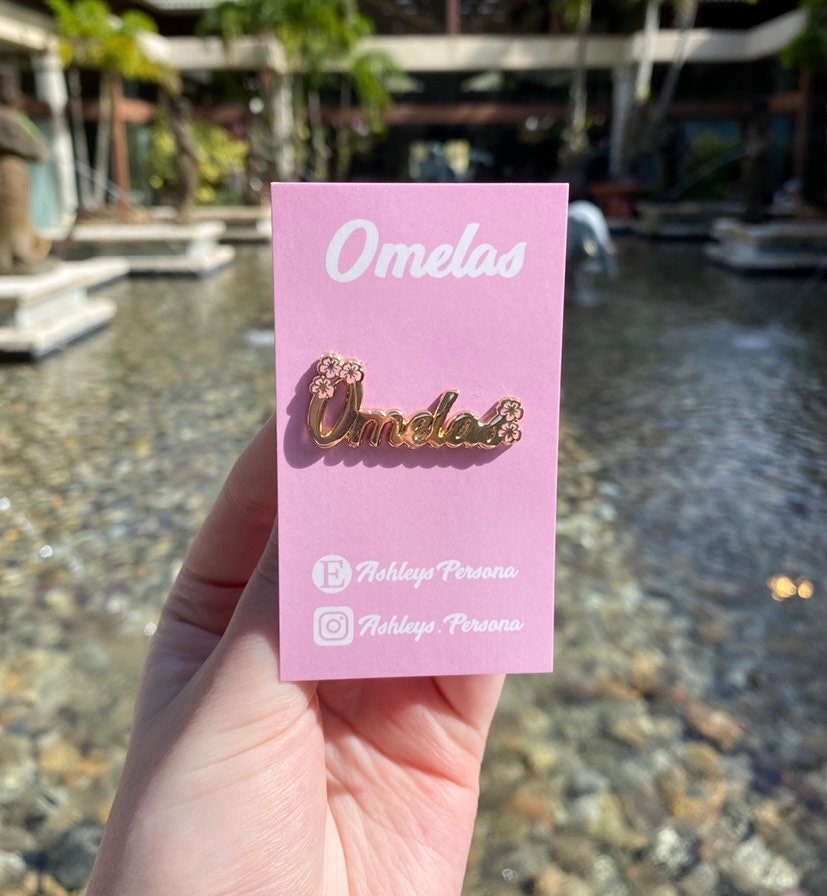 Omelas Enamel pin