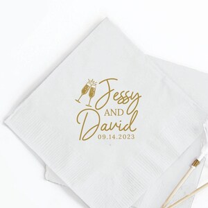 Custom Beverage Paper Napkins, Wedding Paper Napkins, 2ply Wedding Napkins, Custom Paper Napkin Wedding Favors, Custom Wedding Favors (108)