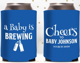 Baby Shower Can Coolers, Custom Gender Reveal Can Cooler, Baby Shower Party favors, Custom Baby Shower Can Coolers, Gender Reveal (cw)