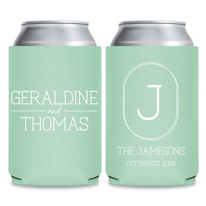 Personalized Can Coolers, Custom Can Coolers, Custom Can Coolers, Personalized Beer Huggers, Customized Wedding Favors, Wedding Gifts (83)