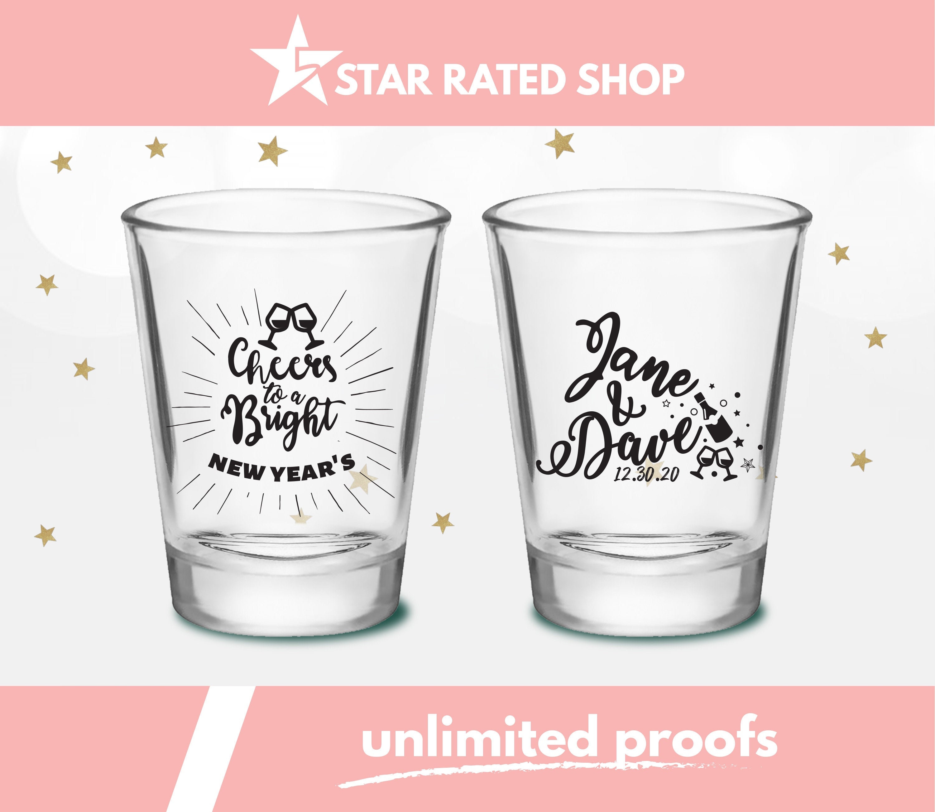 Engraved Bachelor Party Shot Glasses  Personalized Party Favors – Intricut  Creations