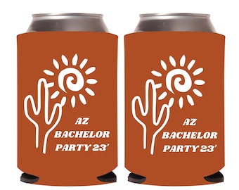 Personalized Beer Huggers Favors, Bachelor Party Can Coolers Favors, Party Can Coolers, Coztumized Beer Hugger Bachelor Party Favors (265)