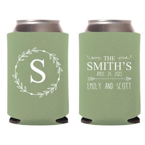 Wedding Rehearsal Can Cooler Favors, Personalized Wedding Can Coolers, Custom Wedding Can Coolers, Wedding Beer Huggers, Stubby Holder (127)