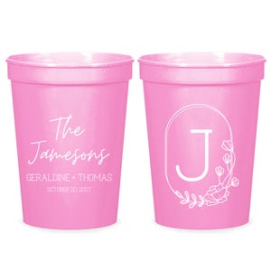 Custom Wedding Favors, Custom Wedding Gifts, Stadium Cups, Plastic Cups, Custom Wedding Stadium Cups, 16oz Stadium Cup Wedding Favors (84)