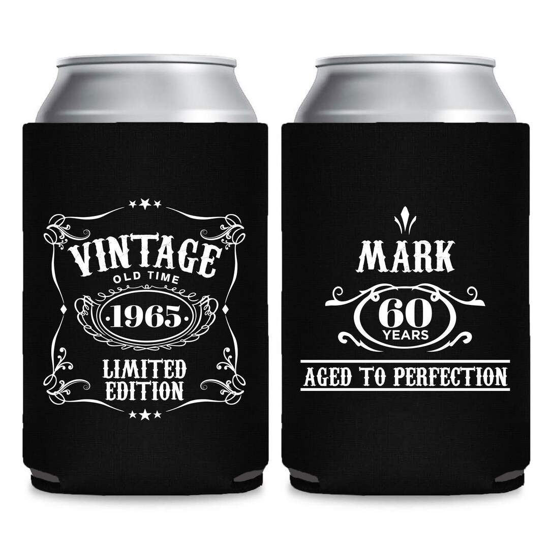 Custom Birthday Can Coolers, Custom Birthday Beer Huggers - Main Image