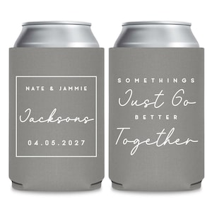 Better Together Can Coolers Favors, Personalized Can Coolers Wedding Favor, Custom Can Coolers Favor, Customized Can Coolers as Favors (347)