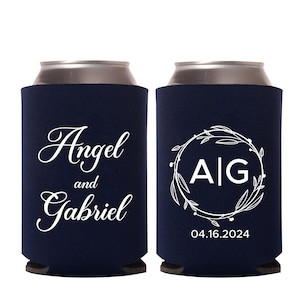 Can Cooler Wedding Favors, Custom Wedding Can Coolers, Custom Cooler Favors, Wedding Can Cooler Favors, Custom Thank You Can Coolers (234)