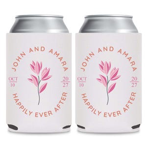 Full Color Personalized Can Coolers, Personalized Full Color Foam Can Coolers, Personalized Colored Can Coolers, Customized Can Cooler (317)