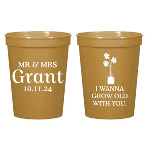 Customized Wedding Stadium Cup, Custom Stadium Cups, Customized Wedding Stadium Cups Favors, Stadium Cups Wedding as Favors and Gifts (251)