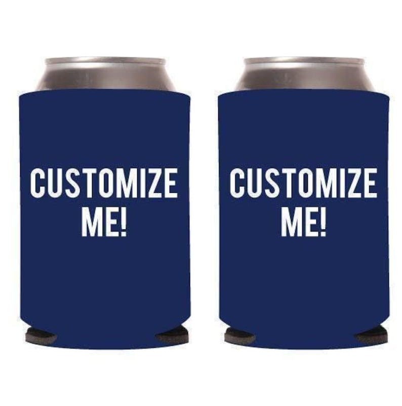 Custom Can Coolers, Personalized Can coolers, Custom Party Favors, Custom Can Coolers, Custom Beer Huggers, Customized Can Cooler Favor (66) image 4