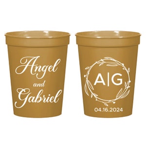 Personalized Party Stadium Cups Wedding Favor, Wedding Favor, Personalized Wedding Stadium Cups, Custom Wedding Stadium Cups as Favor (234)