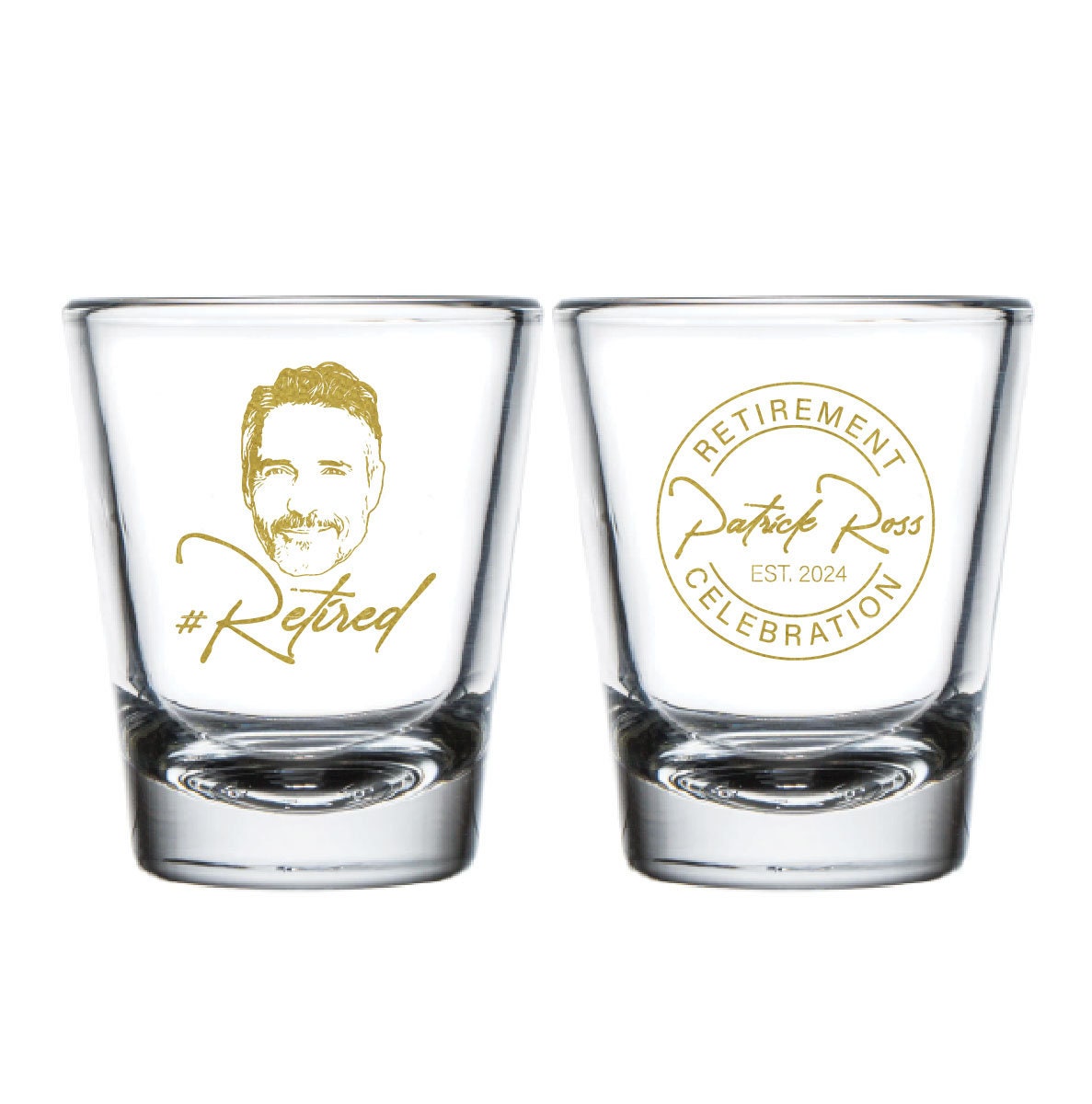Retirement Shot Glass Favors, Retirement Party Shot Glasses, Personalized Retirement Shot Glass as Favors, Retirement Party Shot Glass (284)