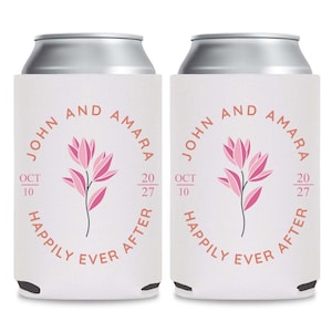 Full Color Personalized Can Coolers, Personalized Full Color Foam Can Coolers, Personalized Colored Can Coolers, Customized Can Cooler (317)