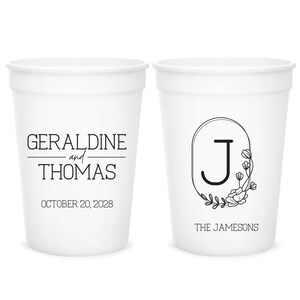 Benutzerdefinierte Hochzeits-Stadionbecher, benutzerdefinierte Hochzeits-Stadionbecher, benutzerdefinierte Hochzeits-Plastikbecher Gastgeschenke (86)