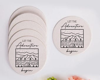 Wedding Drink Coaster, Custom Wedding Coasters, Wedding Reception Coaster Favors, Wedding Favor Coasters, Personalized Wedding Coasters (88)