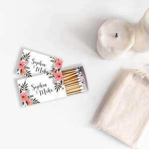 Wedding Matchbox, Custom Wedding Matches, Personalized Wedding Matchbox, Custom Matchbox Wedding Favors, Customized Matchboxes for Weddings