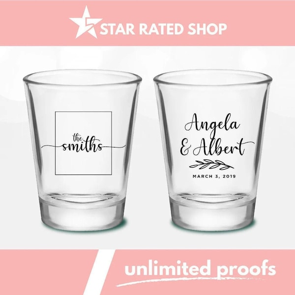 Custom Shot Glasses, Shot Glasses, Custom Shot Glass, Clear Shot Glasses, Personalized Shot Glasses, Custom Party Favors, Shot Glasses (ci)