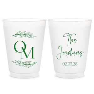 Personalized Frosted Cups, Custom Frosted Cups, Wedding Frosted Cups, Wedding Party Plastic Cup, Wedding Frosted Cups Favors, Cup Favor (94)