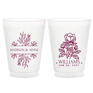 Wedding Frosted Cups, Frosted Cups Wedding Favors, Custom Frosted Cups, Personalized Wedding Frosted Cups, Frosted Cups Wedding Gifts (75)