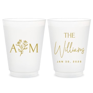 Frosted Cups, Wedding Frosted Cups, Custom Wedding Frosted Cups, Personalized Frosted Cups Wedding Favors, Custom Plastic Cups Favors (76)