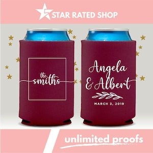 Enfriadores de latas para bodas, enfriadores de latas personalizados para bodas, enfriadores de latas para bodas, enfriadores de latas personalizados para bodas (ci)