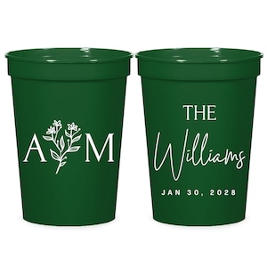 Tazze da stadio per matrimonio, Tazze da stadio personalizzate, Bomboniere con tazze da stadio, Regalo con tazze da stadio, Tazza di plastica per matrimonio personalizzata, Bomboniere con tazze di plastica per matrimonio (76)