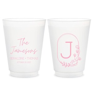 Frosted Cups Wedding Favors, Plastic Cups Wedding Favors, Wedding Reception Frosted Cups, Wedding Party Plastic Cup, Custom Plastic Cup (84)