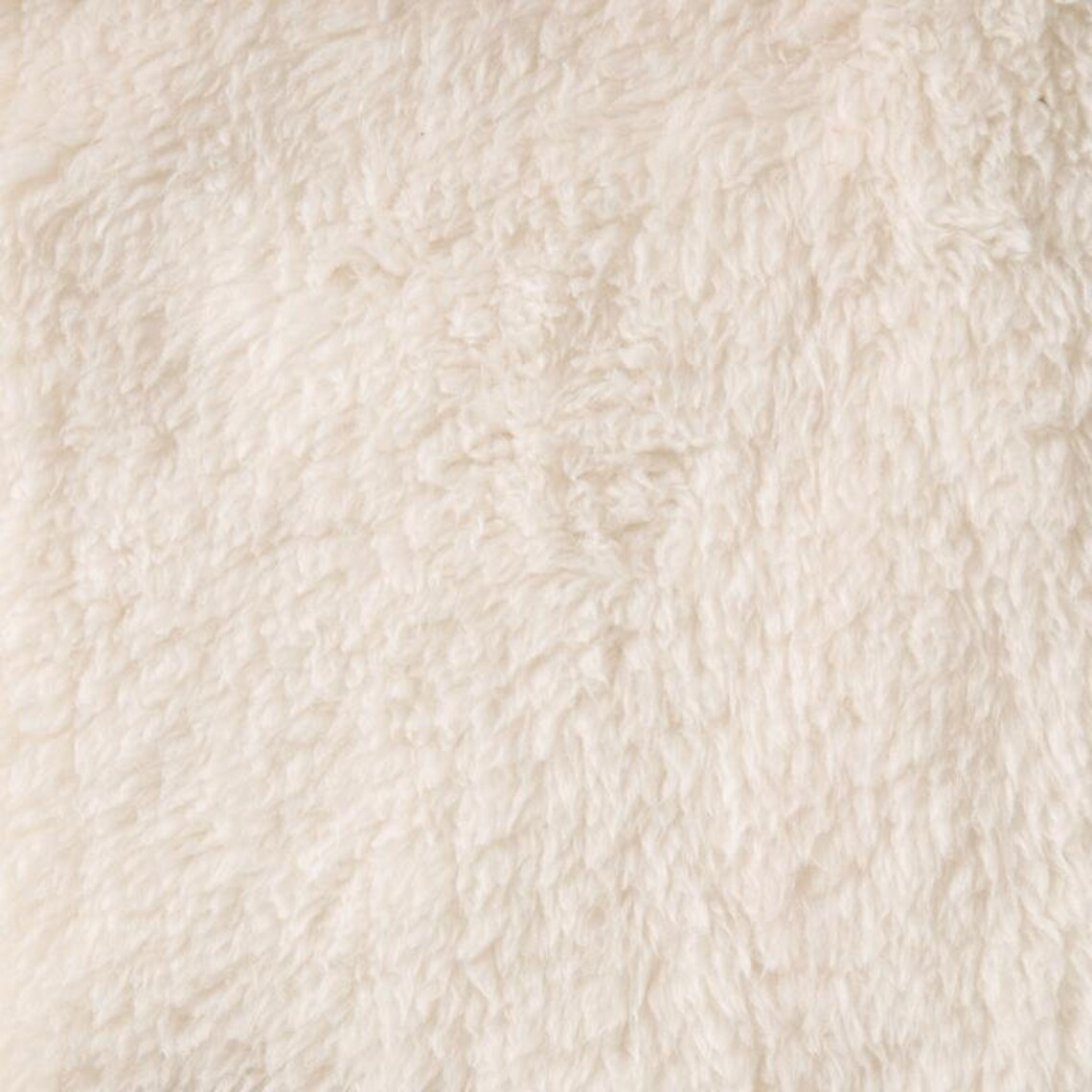 Heavy Peluche Fabric 100 Polyester Ecru Oekotex Domotex Etsy