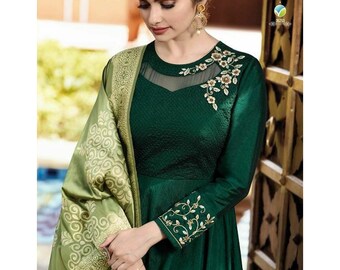 long anarkali gowns