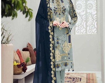 pix Black And White Pakistani Designer Dresses pakistani dresses etsy