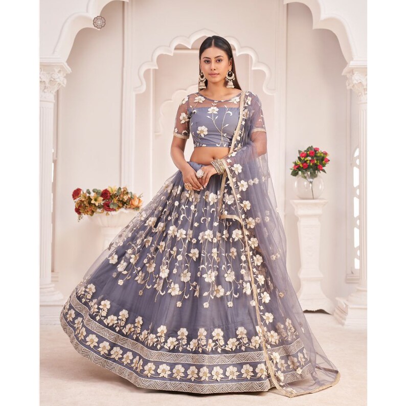 Bollywood Designer Bridal Lehenga Suits Heavy Embroidery - Etsy