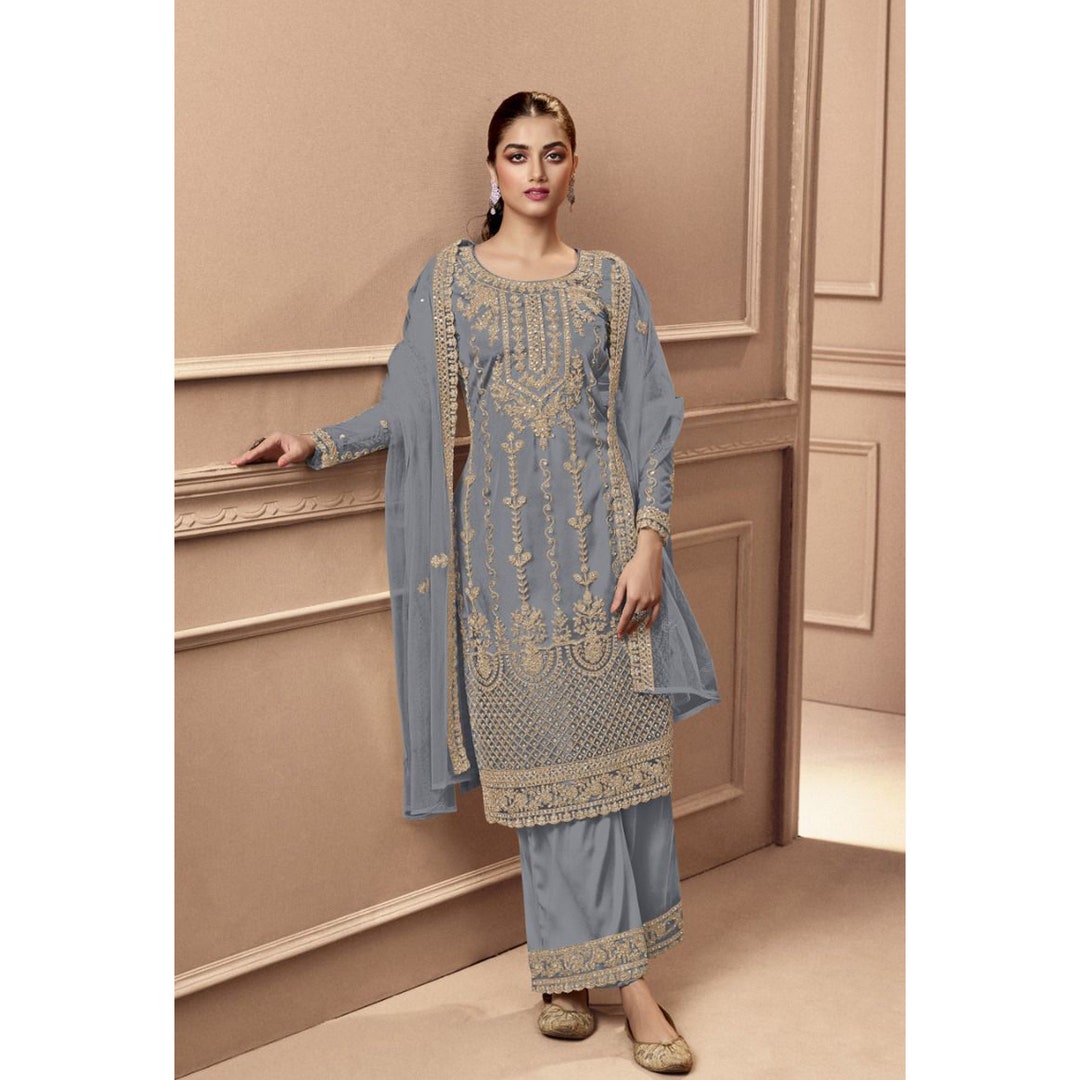 Pakistani Ramadaneid Party Wear Shalwar Kameez Palazzo Suits Etsy
