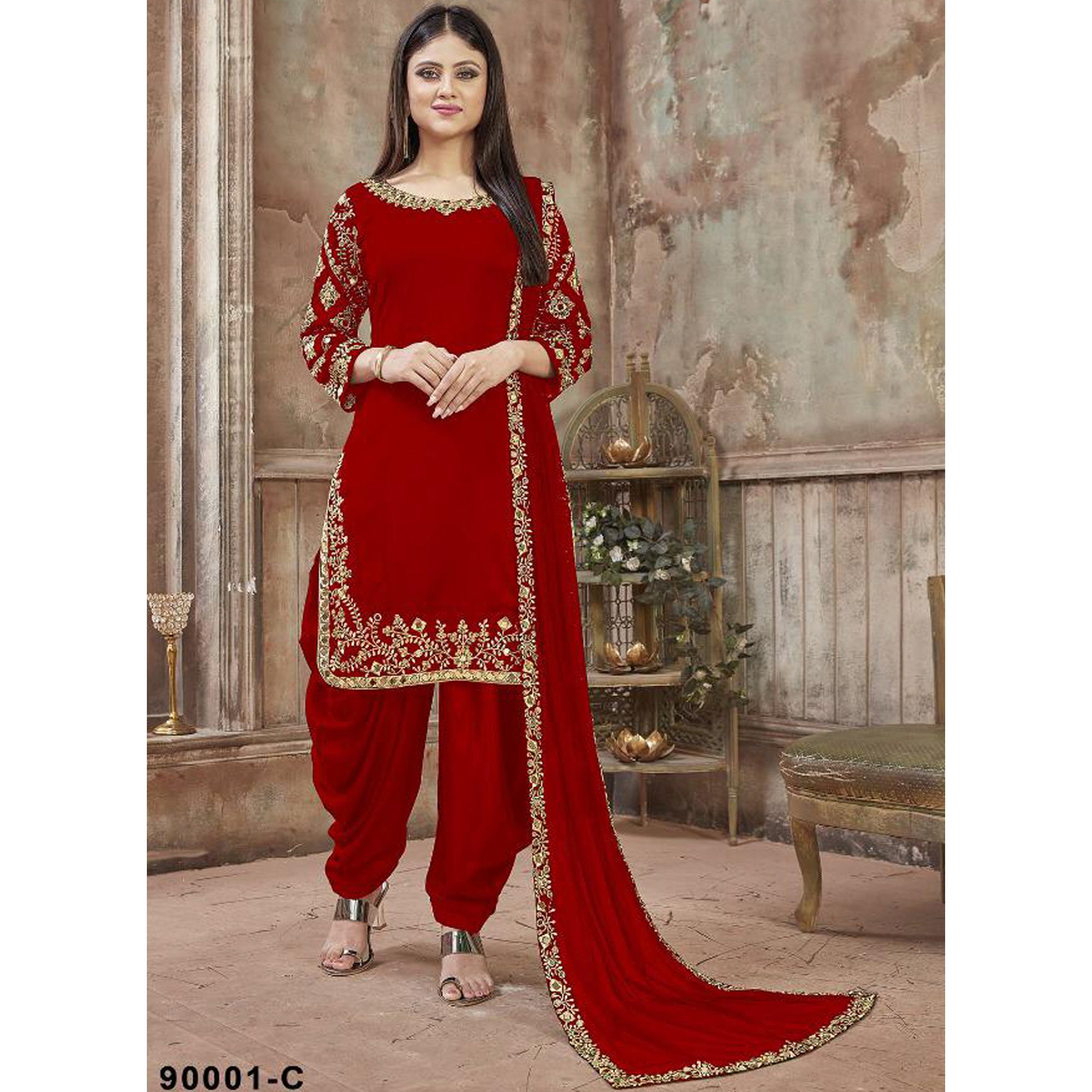 patiyala dress image party wear