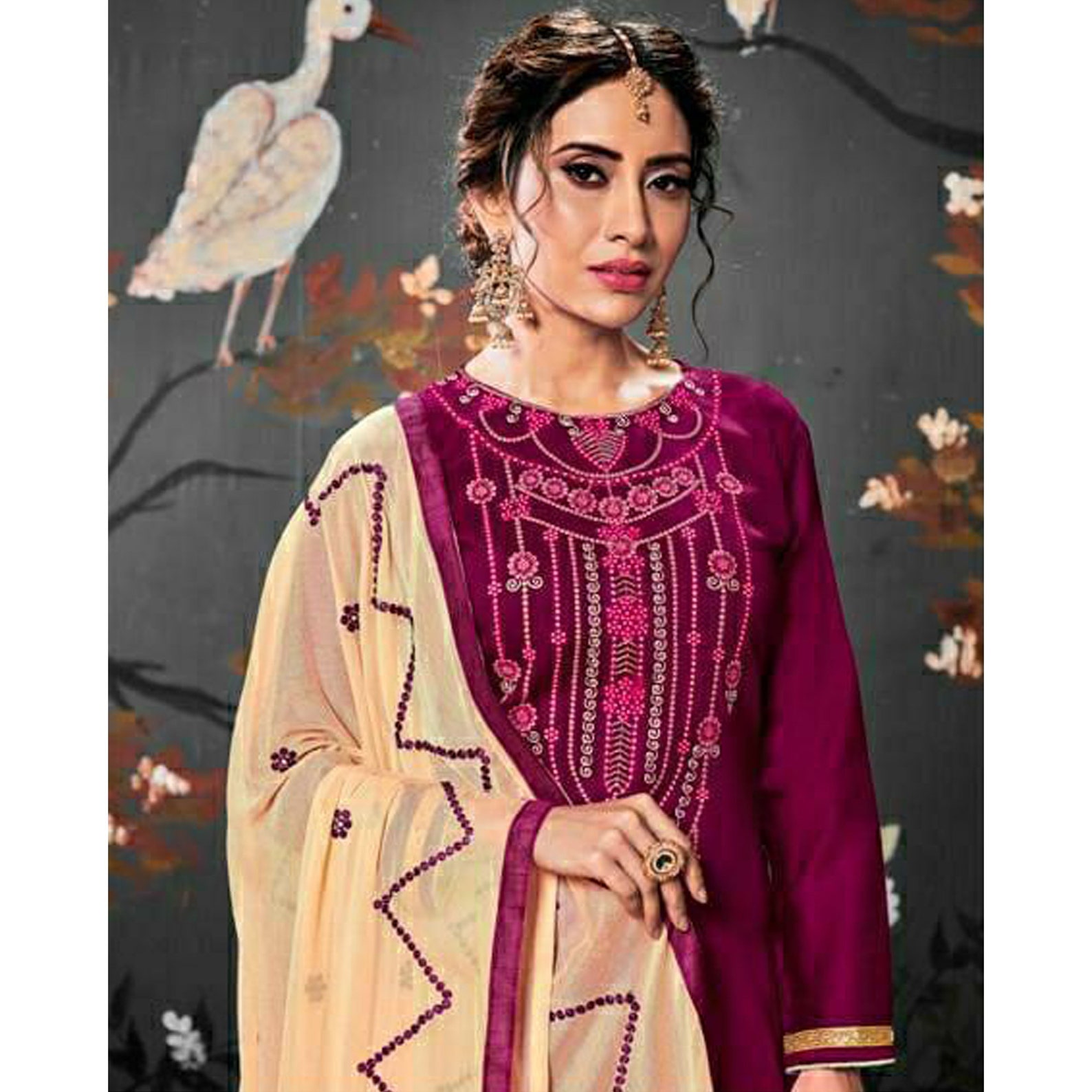 punjabi suit for haldi function