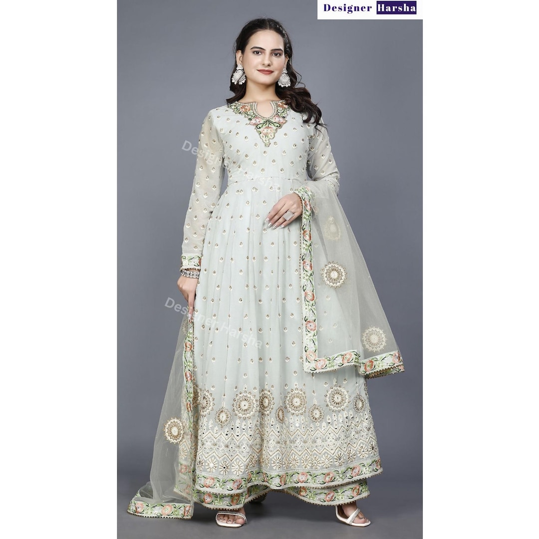 Pakistani Dress Store Near Me 2026.Pakistani Eid Party Wear Designer Salwar Kameez Palazzo Suit, Indian ...