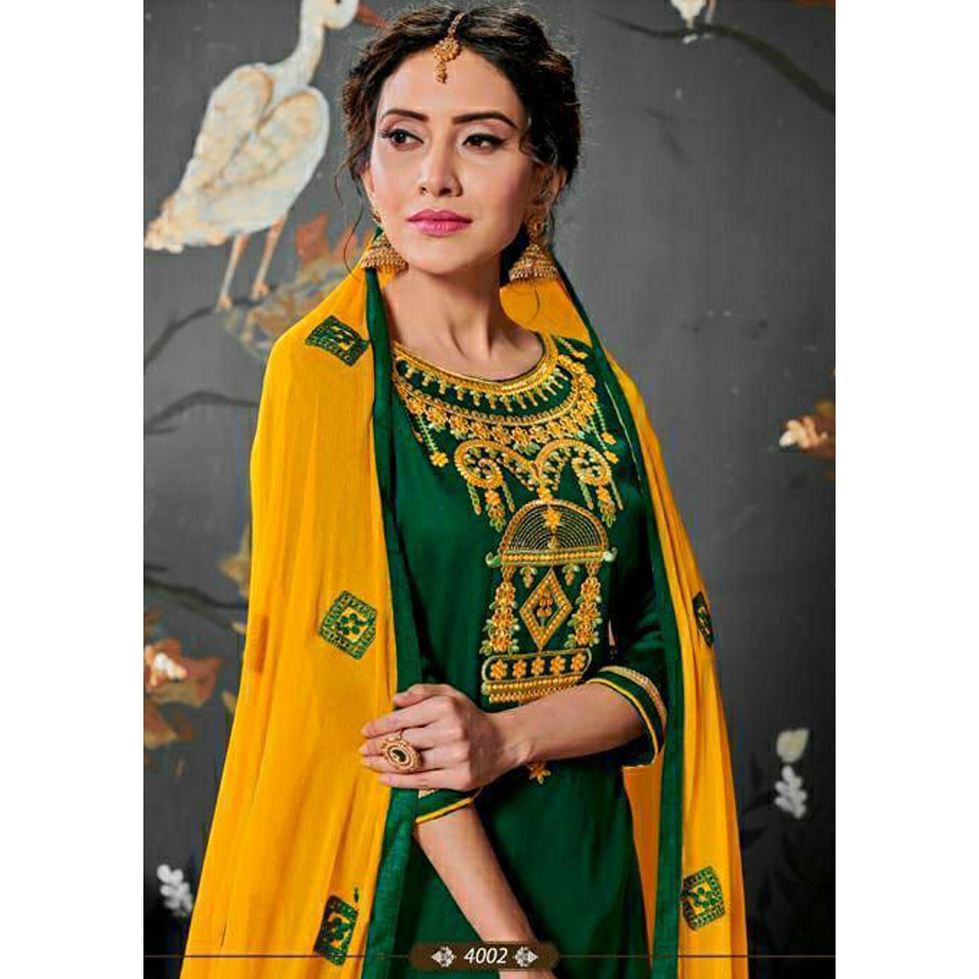 punjabi suit for haldi function