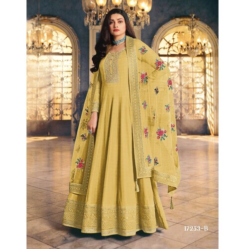 anarkali gown with dupatta