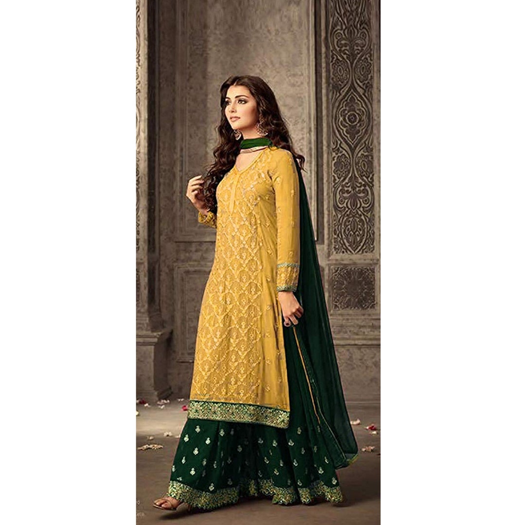 Party Wear Palazzo Salwar Suits: Buy Palazzo Salwar Suits for Party Wear  Online at Indian Cloth Store