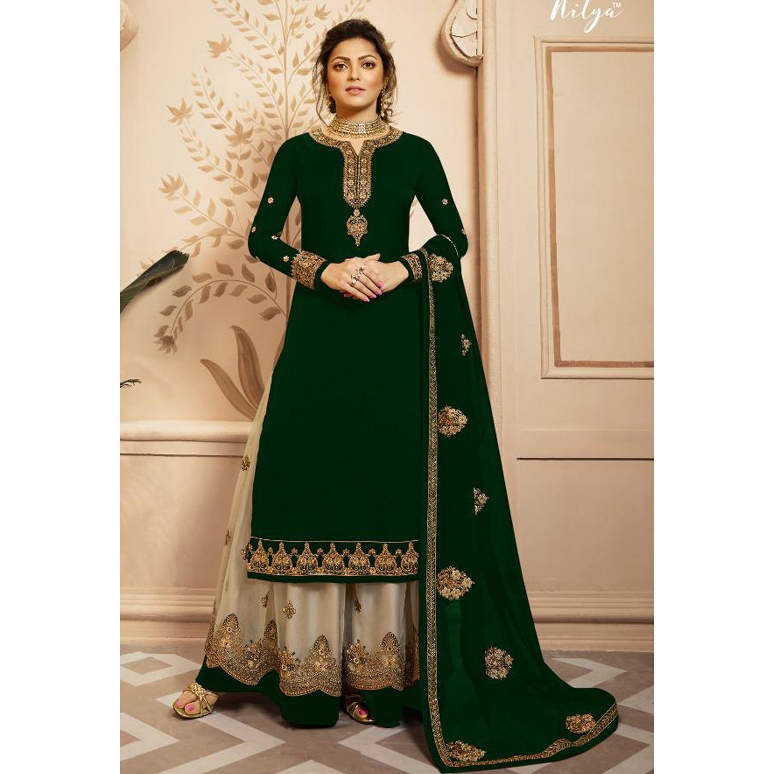 kameez and plazo design