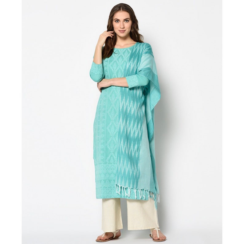 Pure Cotton Fabric Black and White Color Salwar Plazzo Suits Stitched Khadi Printed Trouser Plazo Dress Indian Pakistani Ethnic Wear Dresses