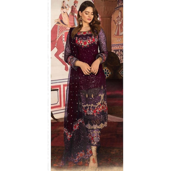 party wear pant plazo suit