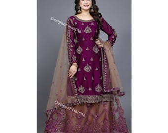 Traditional Indian Lehenga, Customizable Wedding Outfit, Luxury Bridal Lengha, Ethnic Wedding Wear Salwar Kameez Suits