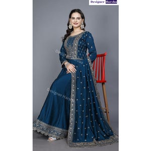 white christmas dresses Pastel Pink Gown with Dupatta- Indian Clothing in Denver, Co and Aurora, CO- India Fashion x 4XL main image 0