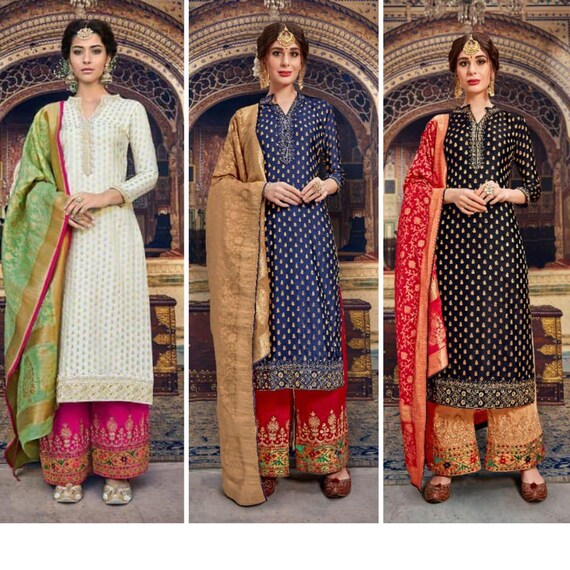 pakistani suits with plazo