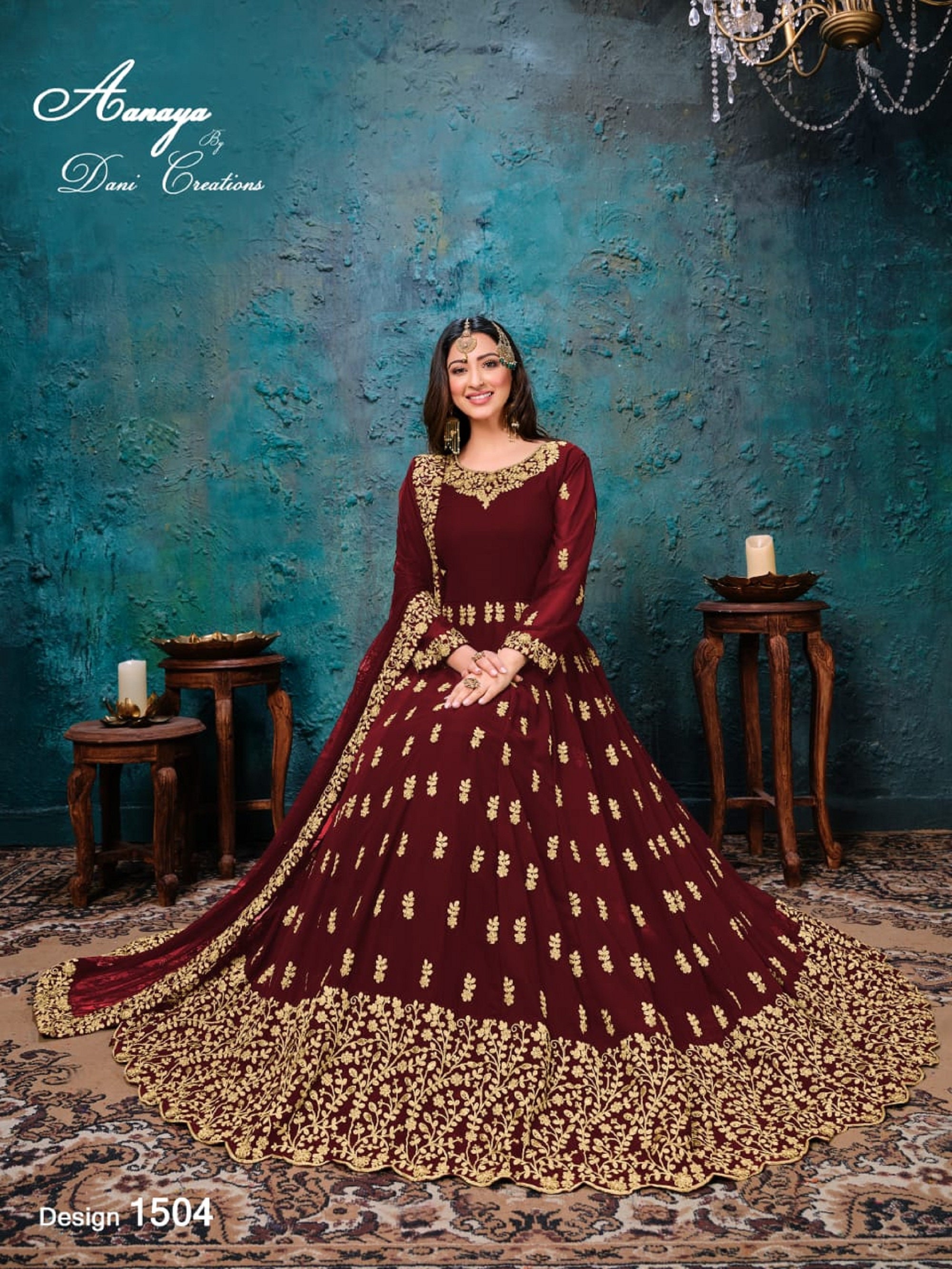 Indian Long Flared Gown Dress Pakistani Traditional Designer Gown Anarkali Dress 