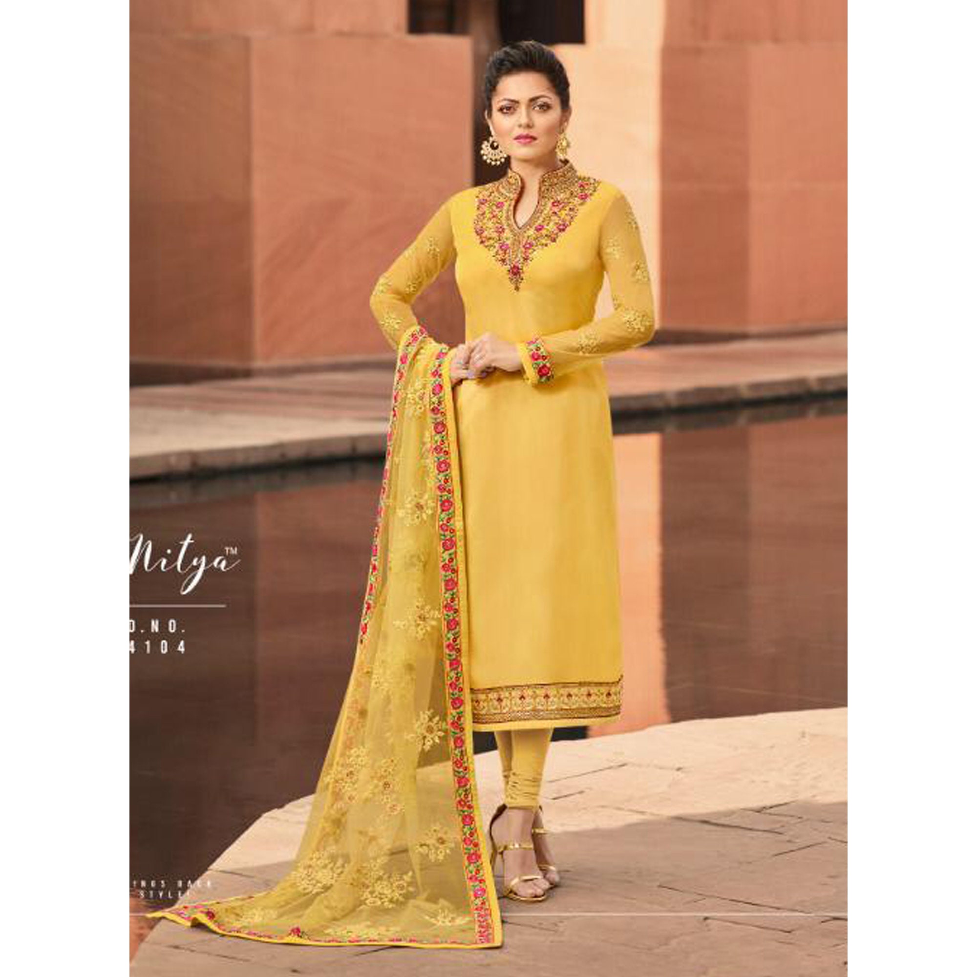 Plus Size Straight Long Salwar Kameez Suits Dress Heavy Worked Etsy
