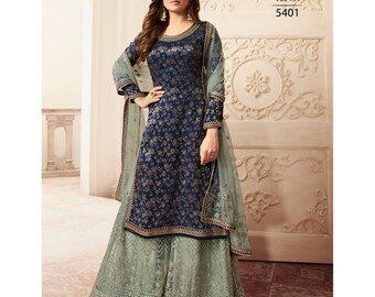 jamawar frock design