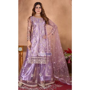 Sharara-Gharara Suit, Indian Punjabi Wedding Dresses online, Pakistani Gharara online, Indian Sharara Suit Design, Indian Outfits online usa