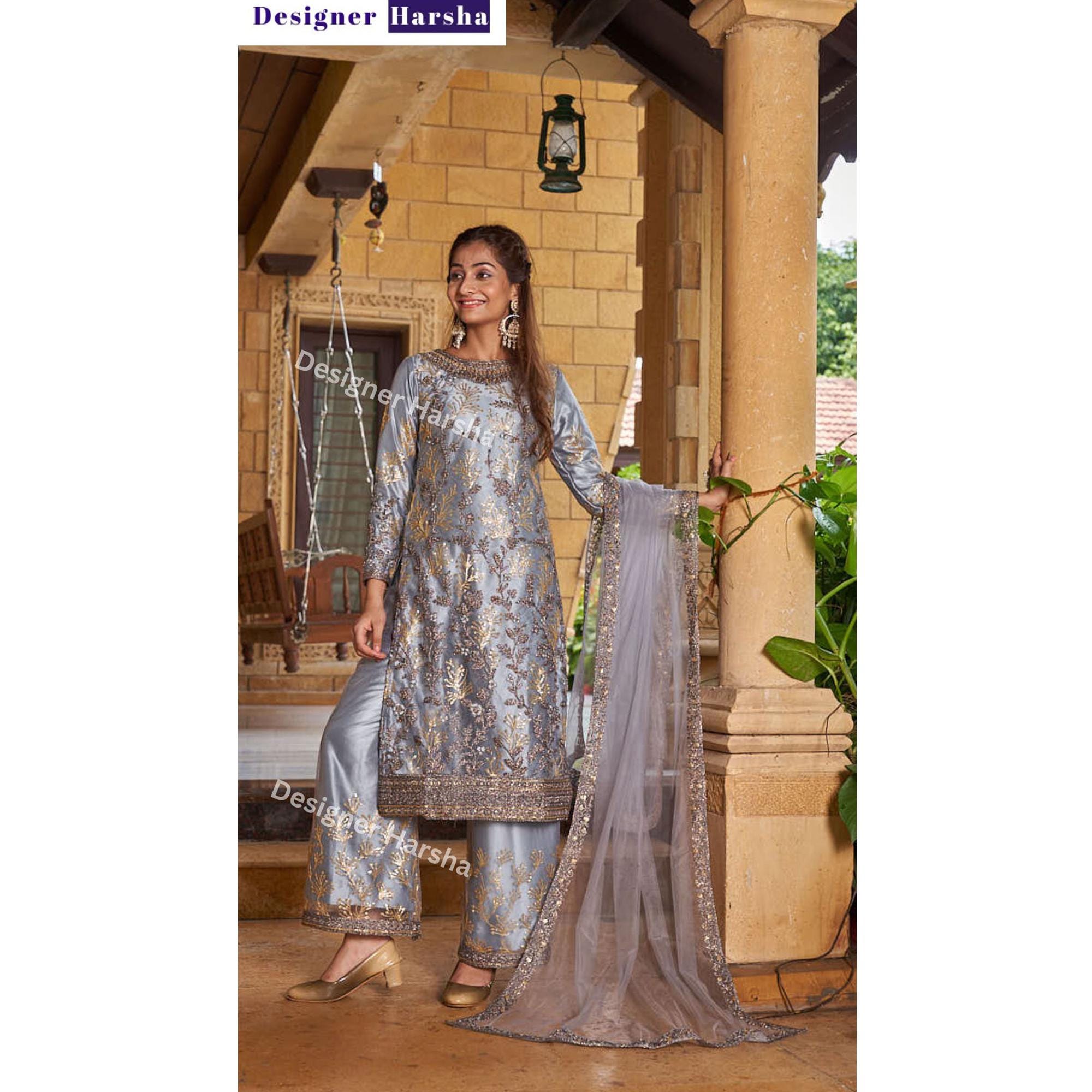 Salwar Kameez Plazo-pak, klaar om te dragen, speciale Indiase